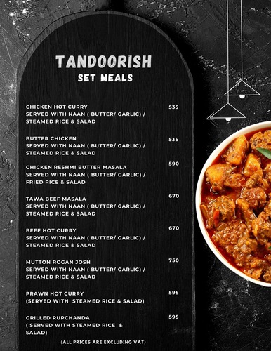 Tandoorish Set Meals
